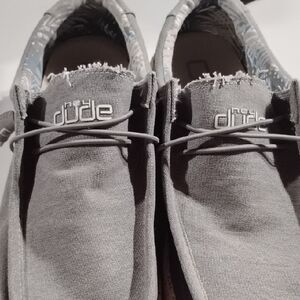 Hey Dude Men's Gray Slip-On Loafers
